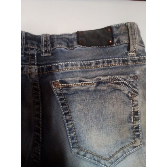 Women's BKE Buckle Fit Number 46 Denim Jeans Size 28 X 32 Very Worn - Picture 4 of 16